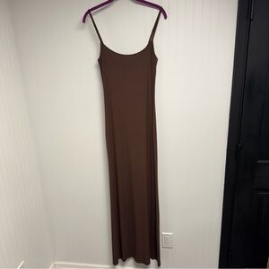 Skims XL Cocoa Soft Lounge Long Slip Dress